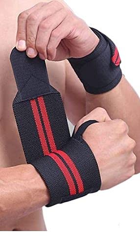 Wrist Band with Thumb Loop for Weightlifting, Powerlifting and Gym for Men and Women