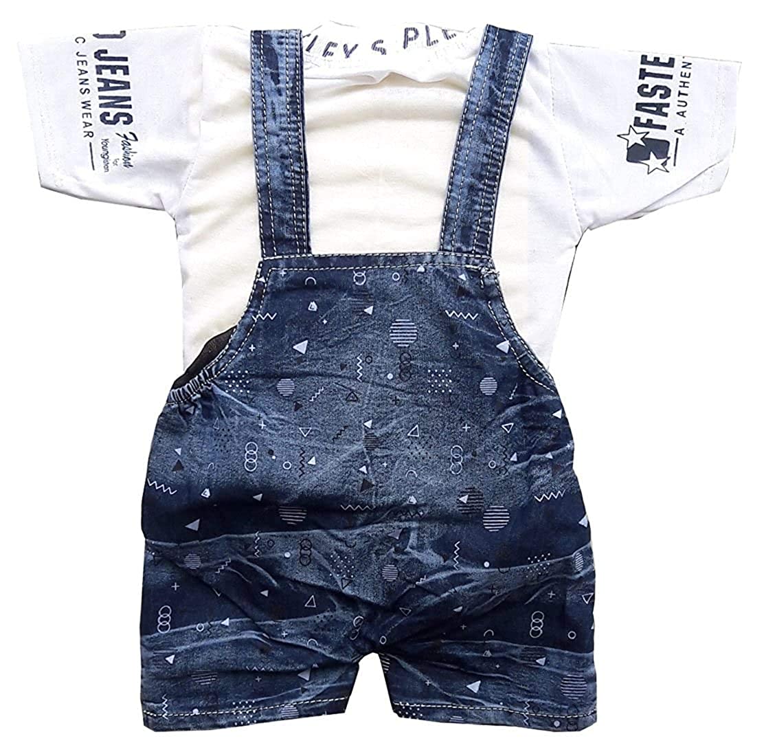 Baby boy & Baby Girl Teddy Bear Dungaree Set with Tshirt 0-1 Year || Baby Boy Dresses for 0-6 Months || Clothes for Baby boy and Girl
