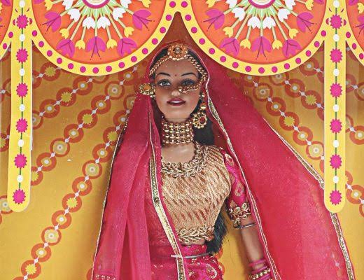 Barbie Indian Wedding Fantasy Doll - Dress Color May Vary - highly recommended for your Baby