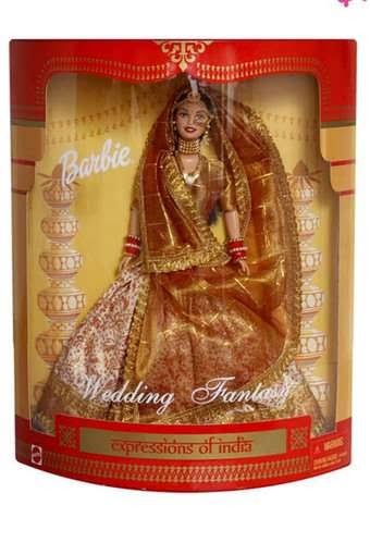 Barbie Indian Wedding Fantasy Doll - Dress Color May Vary - highly recommended for your Baby