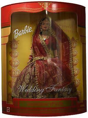 Barbie Indian Wedding Fantasy Doll - Dress Color May Vary - highly recommended for your Baby