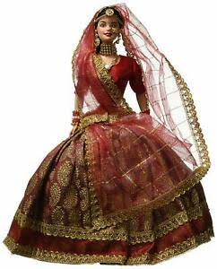 Barbie Indian Wedding Fantasy Doll - Dress Color May Vary - highly recommended for your Baby