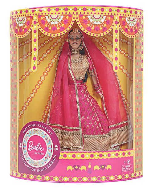 Barbie Indian Wedding Fantasy Doll - Dress Color May Vary - highly recommended for your Baby