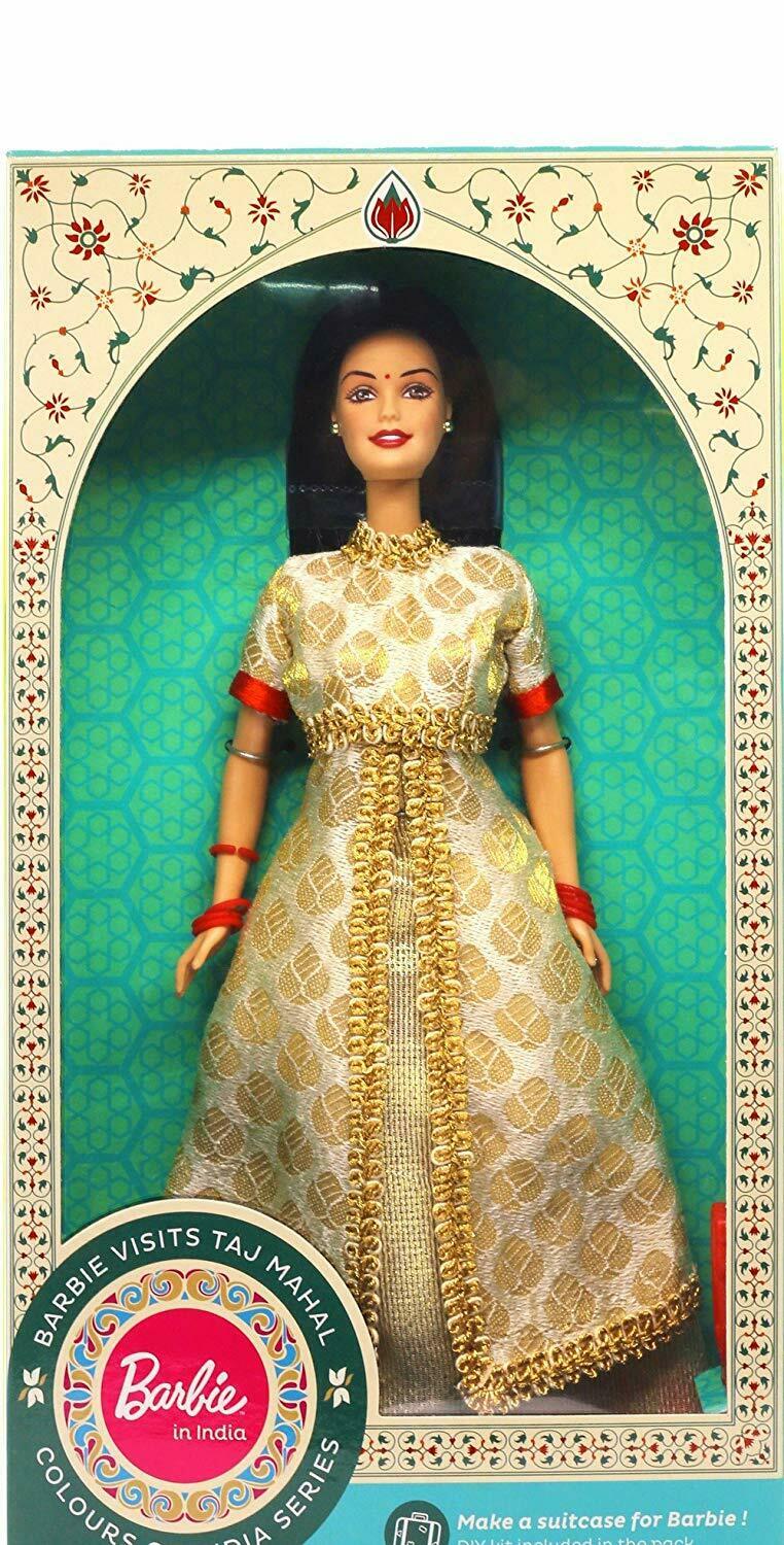 Barbie in India New Visits Taj Mahal (Dress Color may Vary As per Stock )