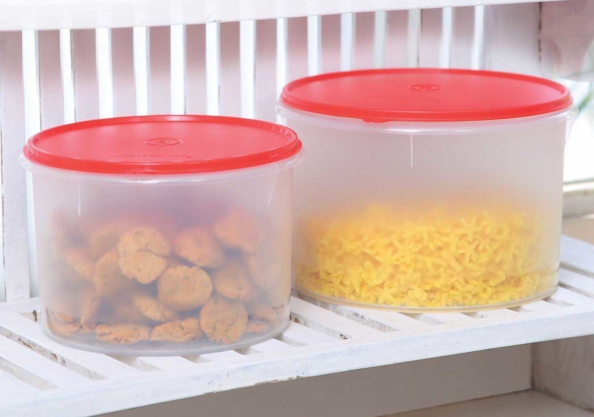 Tupperware Super Storer Medium & Small - [ Medium 3 Litres and Small 2.5 Litres ]