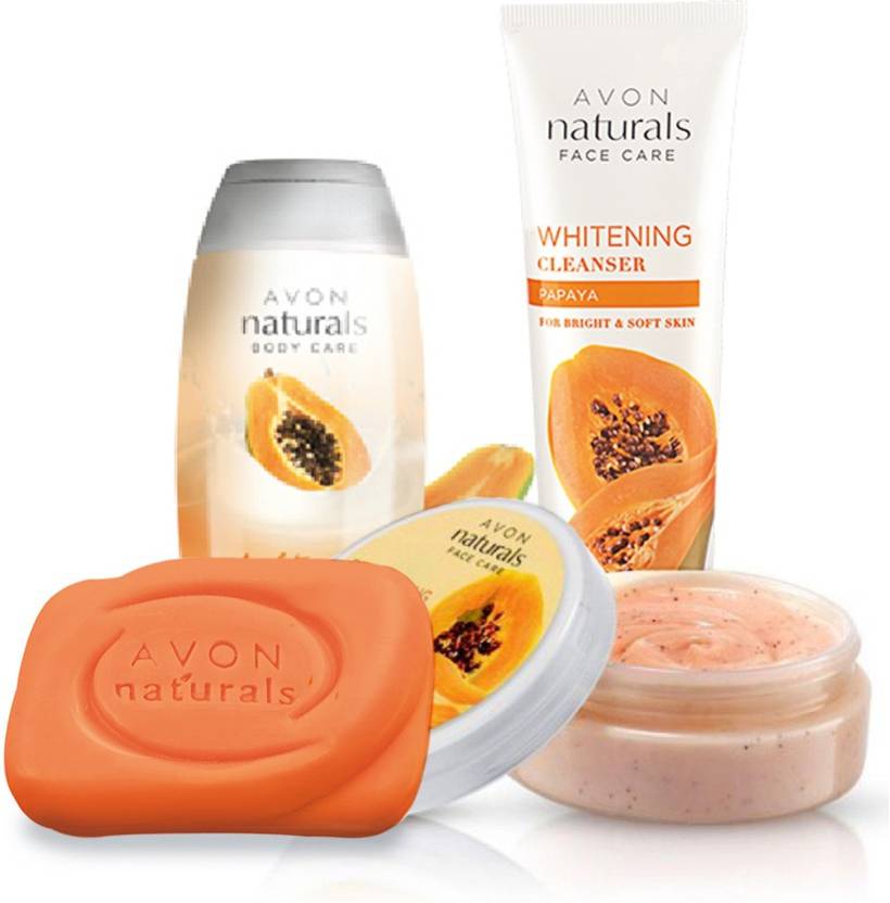 Avon Naturals Whitening Papaya Full Combo (set of 6)