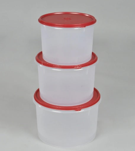 Tupperware Medium Super Storer COMBO - 2.5 Ltr, 3Ltr, 5Ltr