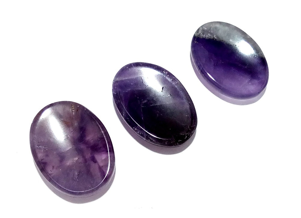 Amethyst Worry Stone