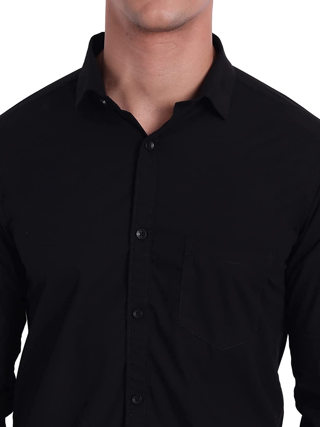 Solid Slim Fit Casual Shirt for Men