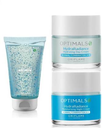 Oriflame Sweden Oriflame Hydra Combo kit (Day cream, Night cream, Cleanser)  (3 Items in the set)