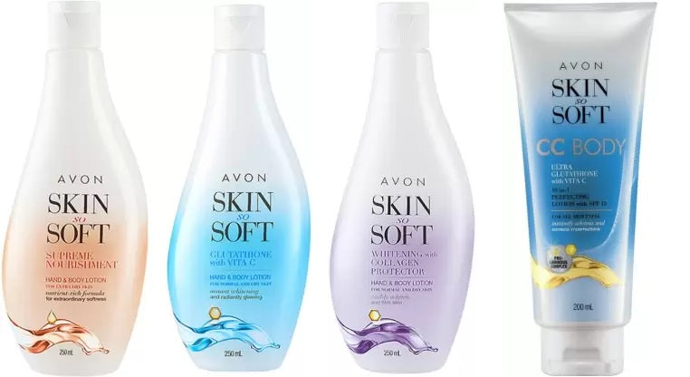 AVON Skin So Soft Hand & Body Lotion 250ml - Love to reveal Soft & Fair You