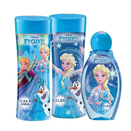 AVON Disney Frozen Body Lotion 150 ml + Top to Toe Wash 150 ml + Cologne 75 ml (Elsa & Anna)