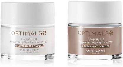 Oriflame Optimals Even Out Set Day Cream SPF20 & Night Cream  (50 g)