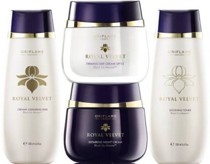 Oriflame Sweden Royal Velvet Skin Care set  (4 Items in the set)