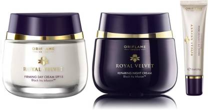 Oriflame Sweden Royal Velvet Set (Day, Night, Eye cream)  (3 Items in the set)