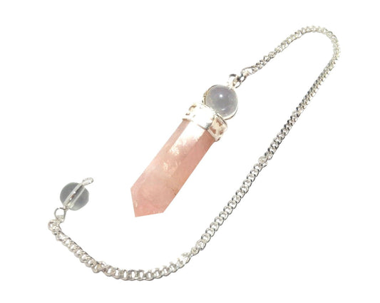 WholesaleGemShop Rose Quartz Pendant & Pendulums