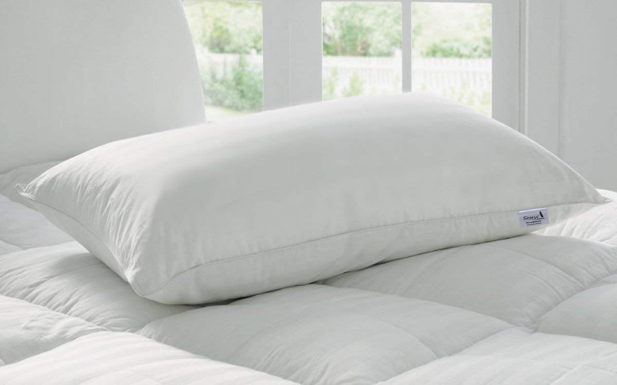 Luxurious 1 Piece Microfibre Pillow Filler - 16X24 Inch , White