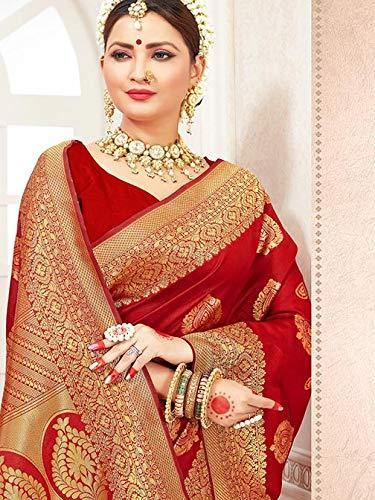 sarees-for-women-banarasi-art-silk-l-indian-rakhi-wedding-diwali-gift-sari-with-unstitched-blouse-red