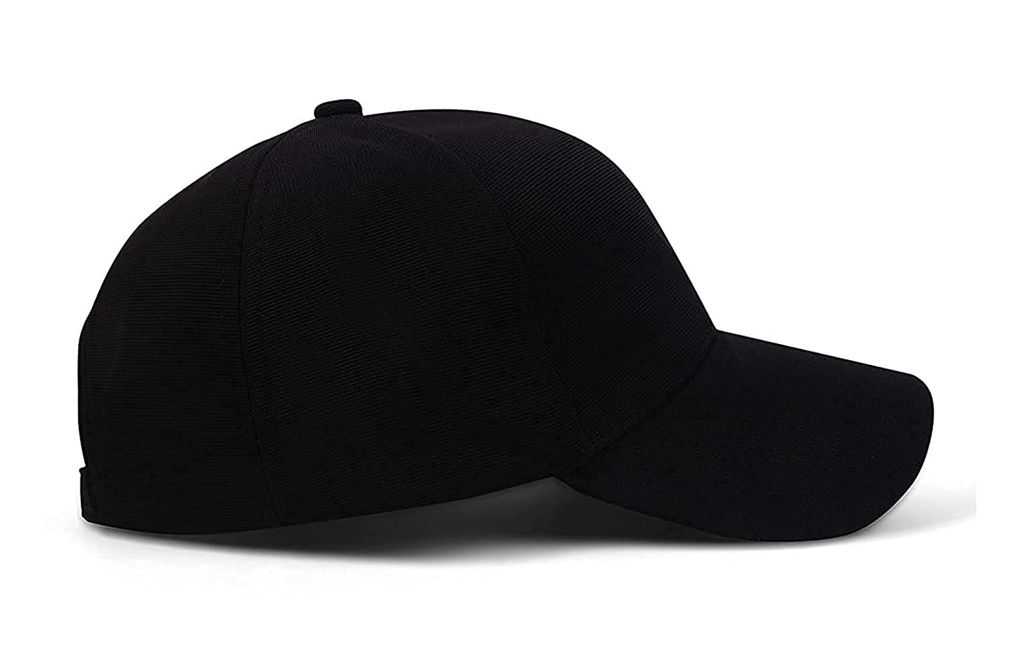 Black Solid Caps for Men & Women for Sports & Outdoor