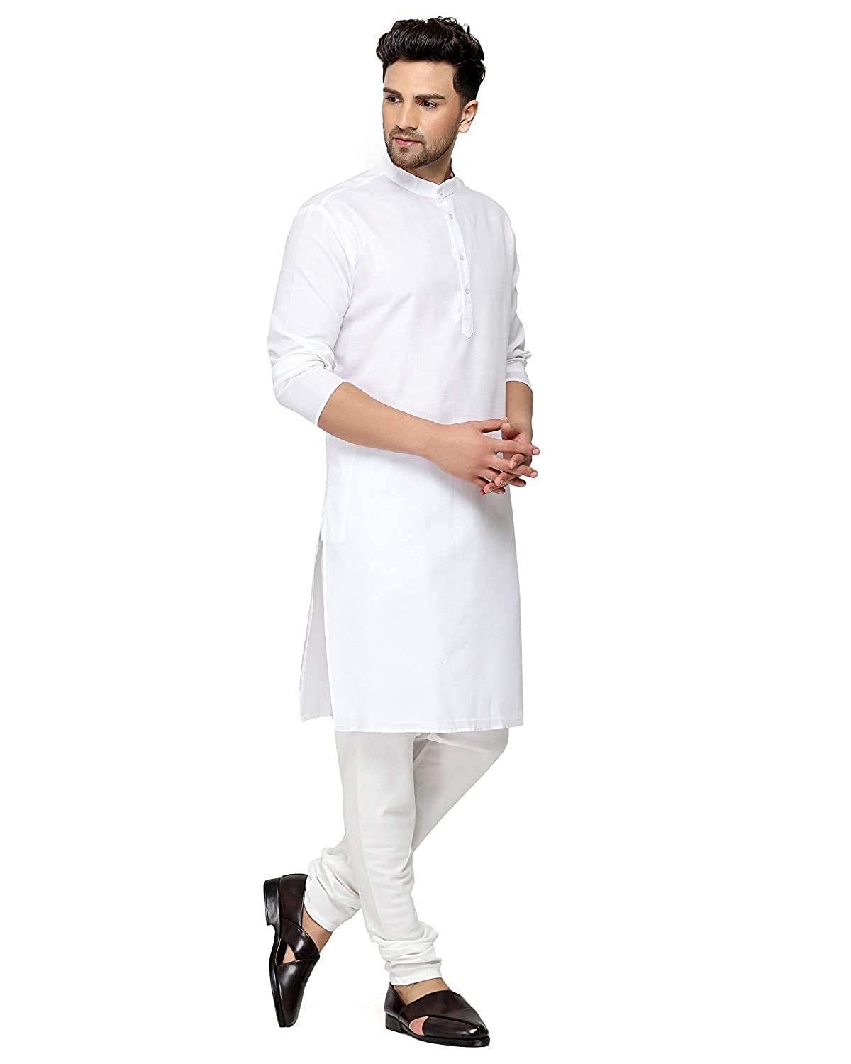 Men's Solid Straight Kurta Pyjama Set