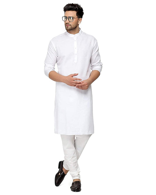 Men's Solid Straight Kurta Pyjama Set