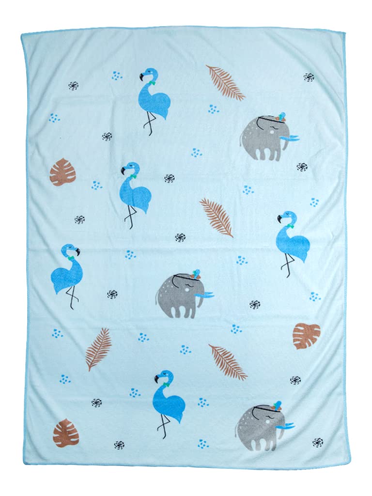 Soft Absorbent Baby Towel (Blue)