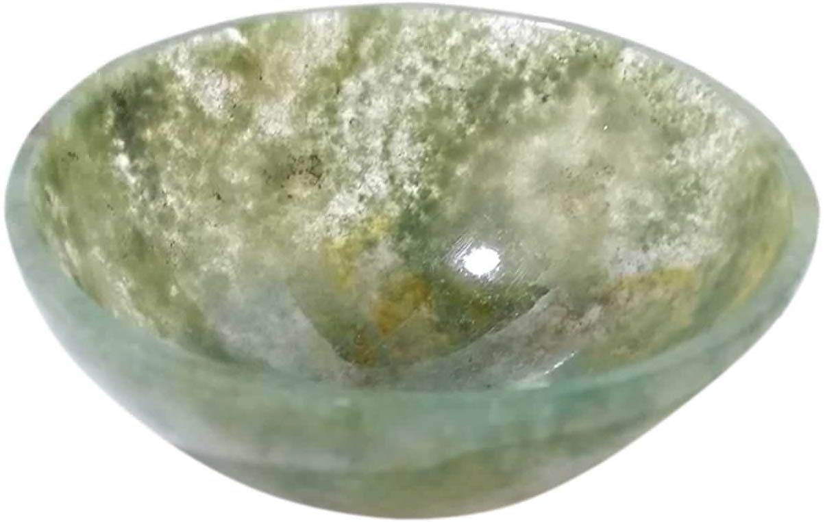 Natural Genuine Moss Agate Gemstone Bowl A++ Grade