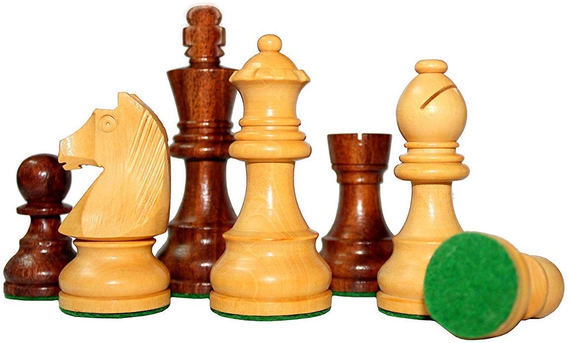 10"  Wooden Chess Game Board Set + Magnetic Wooden Pieces