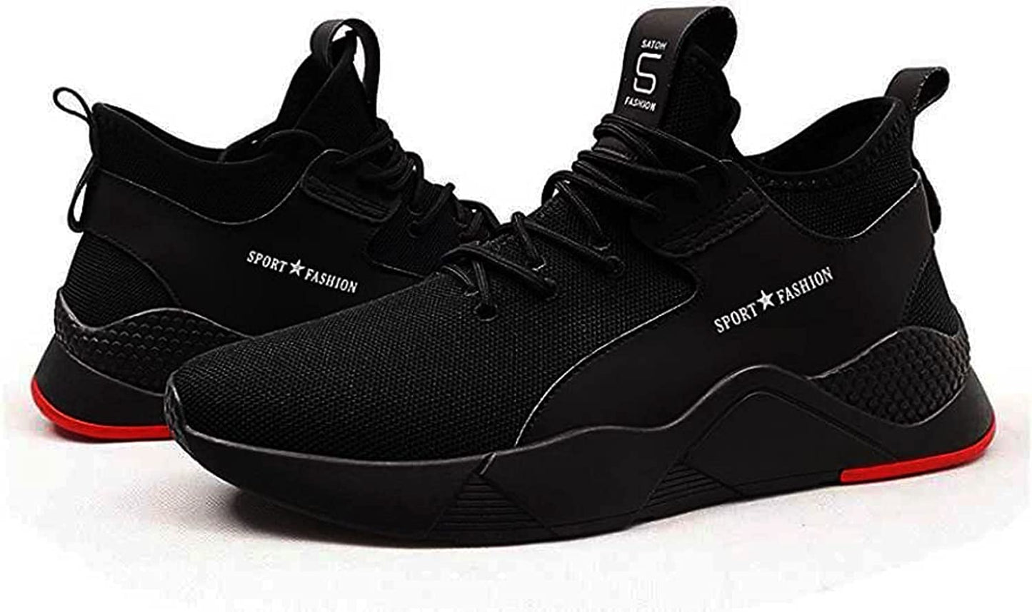 Men's Trendy & Stylish Black & Sports Sneakers Running Shoes