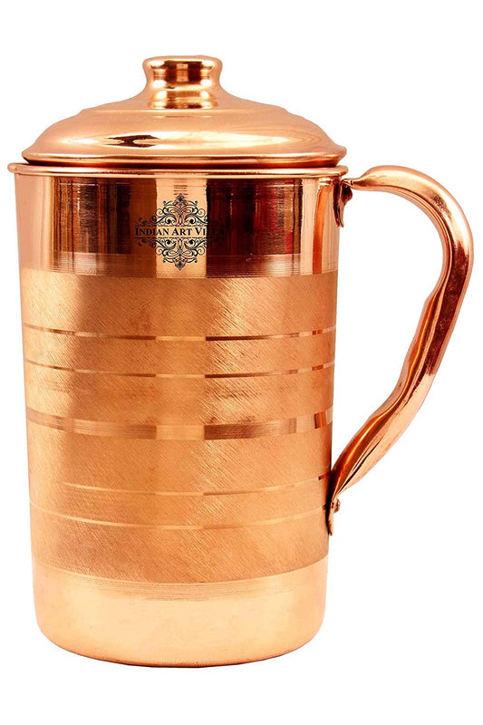 Indian Art Villa Copper Jug, Storage Water - Choose your variation