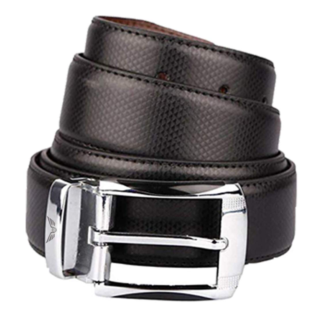 Men's Artificial PU Leather Casual and Formal Reversible Belt (Black/Brown , Size 28-44 )