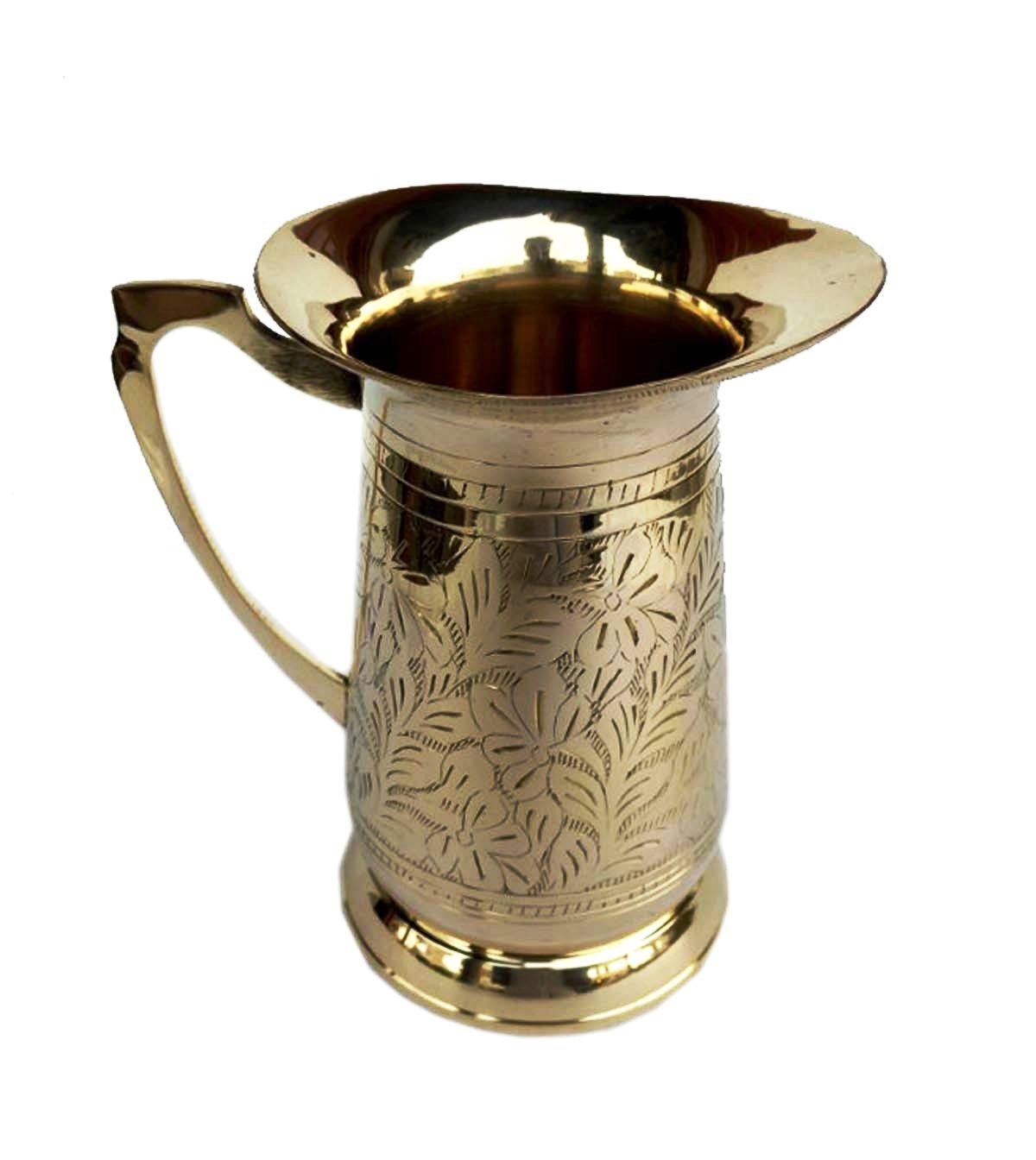 Rastogi Handicrafts Brass Lead Free Pitches , Jug, Vessel , Utensil, Water Storage pot