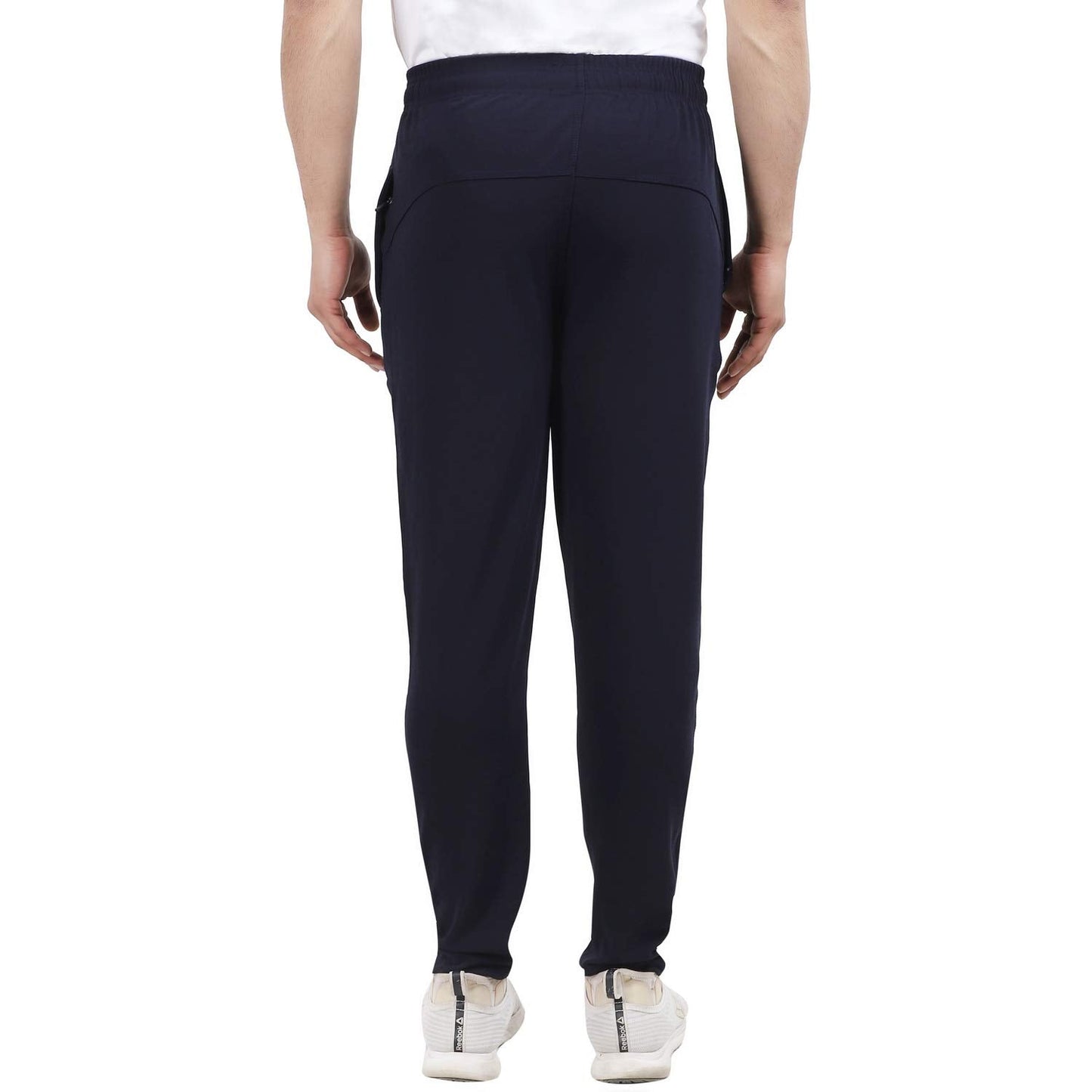 Men's Regular Fit Trackpants (Black_Medium)