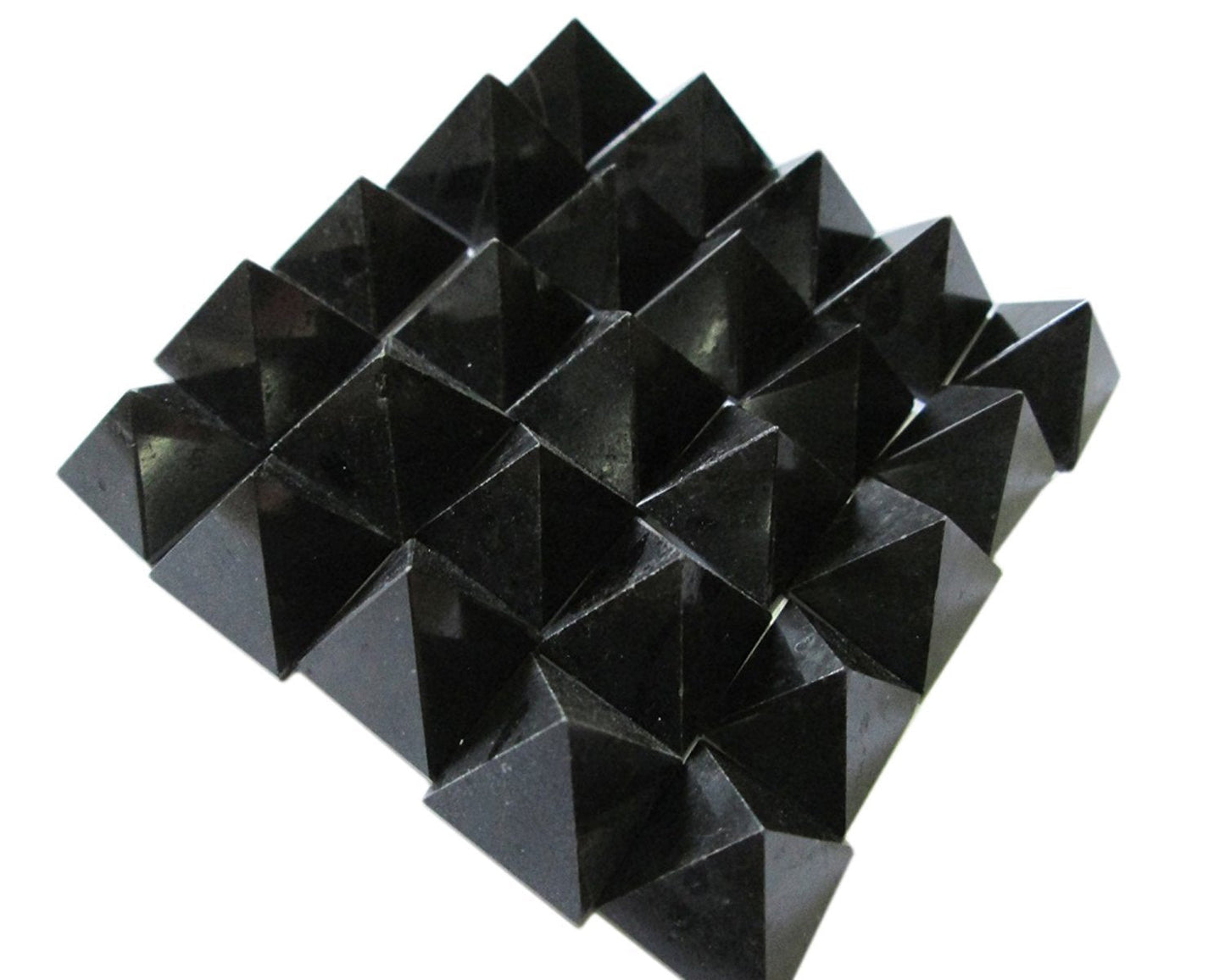 WholesaleGemShop Beautiful Lot Of 10 Black Tourmaline Gemstone Pyramids Crystal Reiki Vaastu Healing