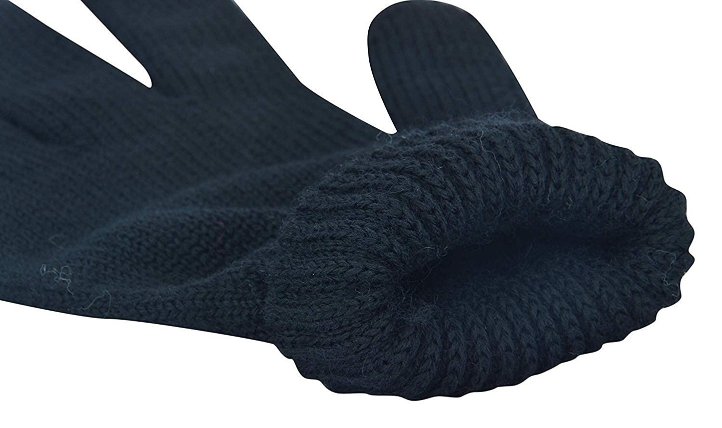 Winter Warm Men & Women Woolen Knitted Hand Gloves Free Size