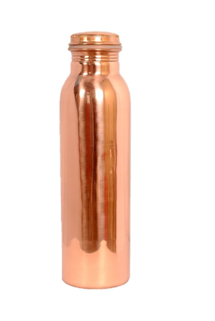 Dr. Copper World'S First Seam Less Copper Water Bottle 1Ltr Bottle