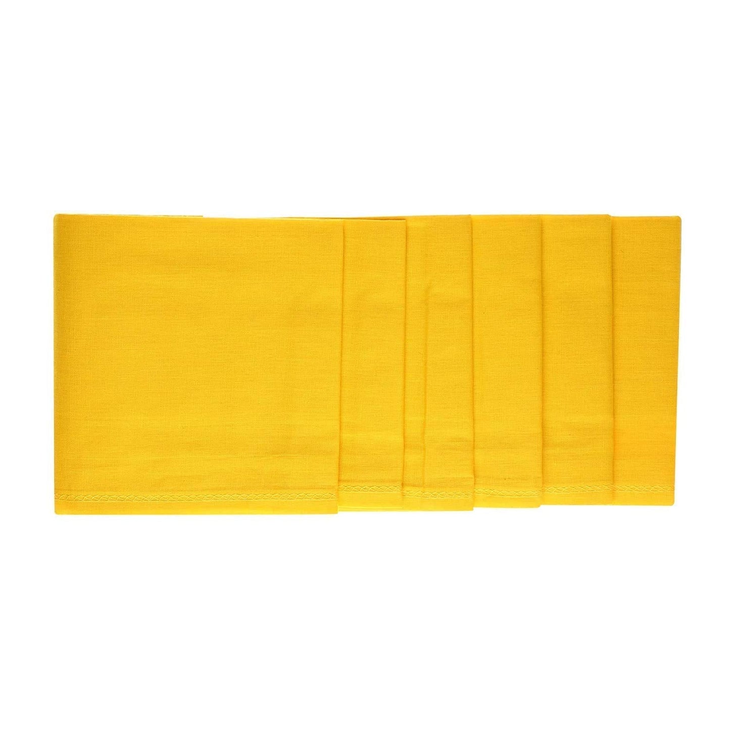 Cotton Colour Handkerchiefs Solid Men's Womens | Handkerchiefs, Cotton Hankie Cotton Premium Collection Handkerchiefs| Hanky for Men YELLOW XXL King Size 50X50 CM handkerchief big size ["Yellow"]