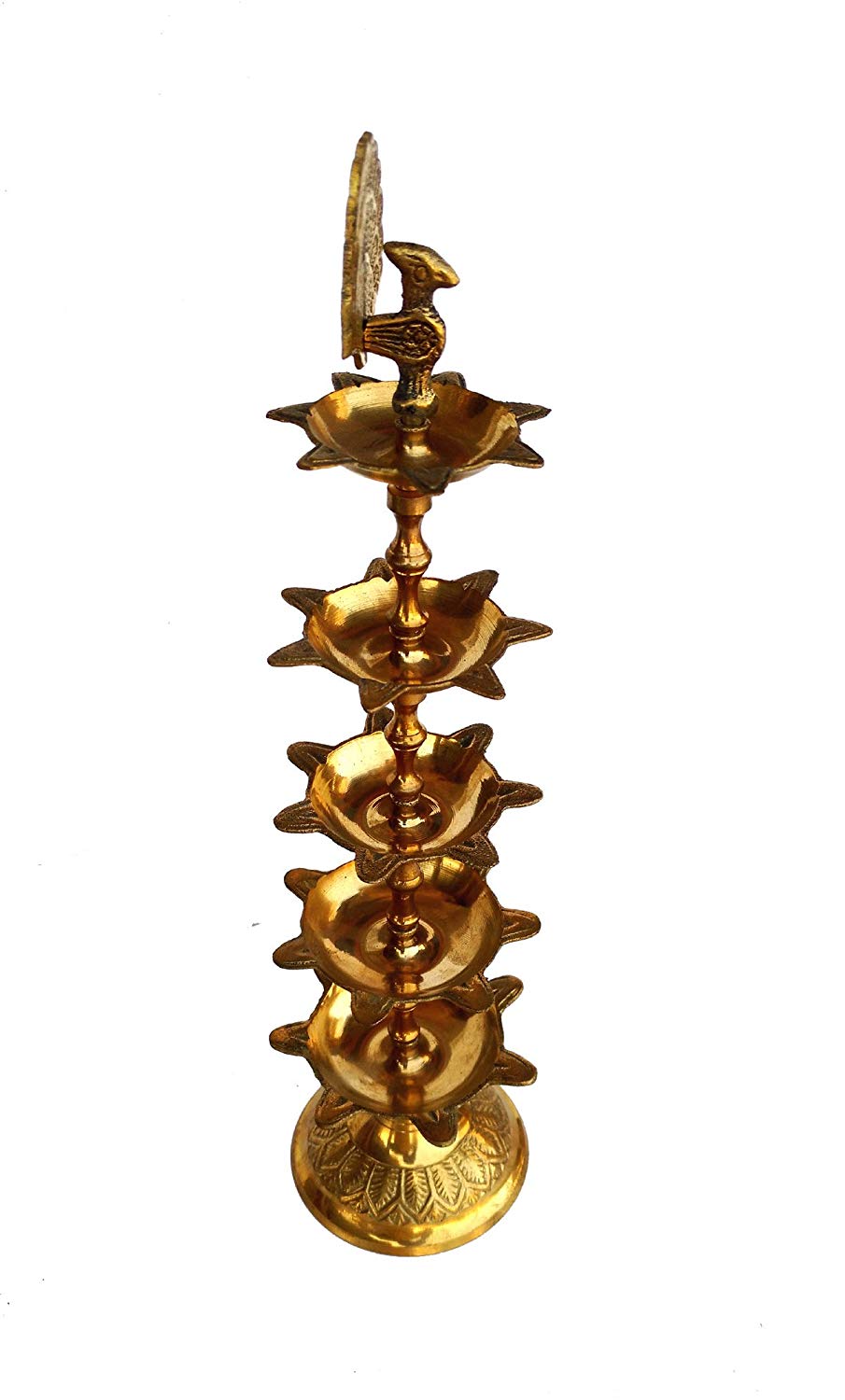 Rastogi Handicrafts Pure Brass Diya (Puja Lamp) Hindu Pooja Article ,Diyas , Deepak Oil Lamp