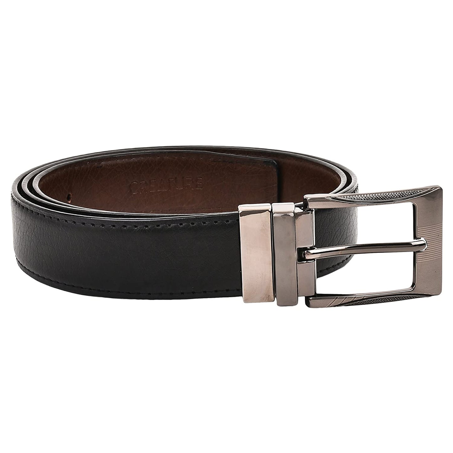 Pu-Leather Formal Belt For Men(Color-Black/Brown||BL-01|| 46 inches length|| Waist upto -40 inches)