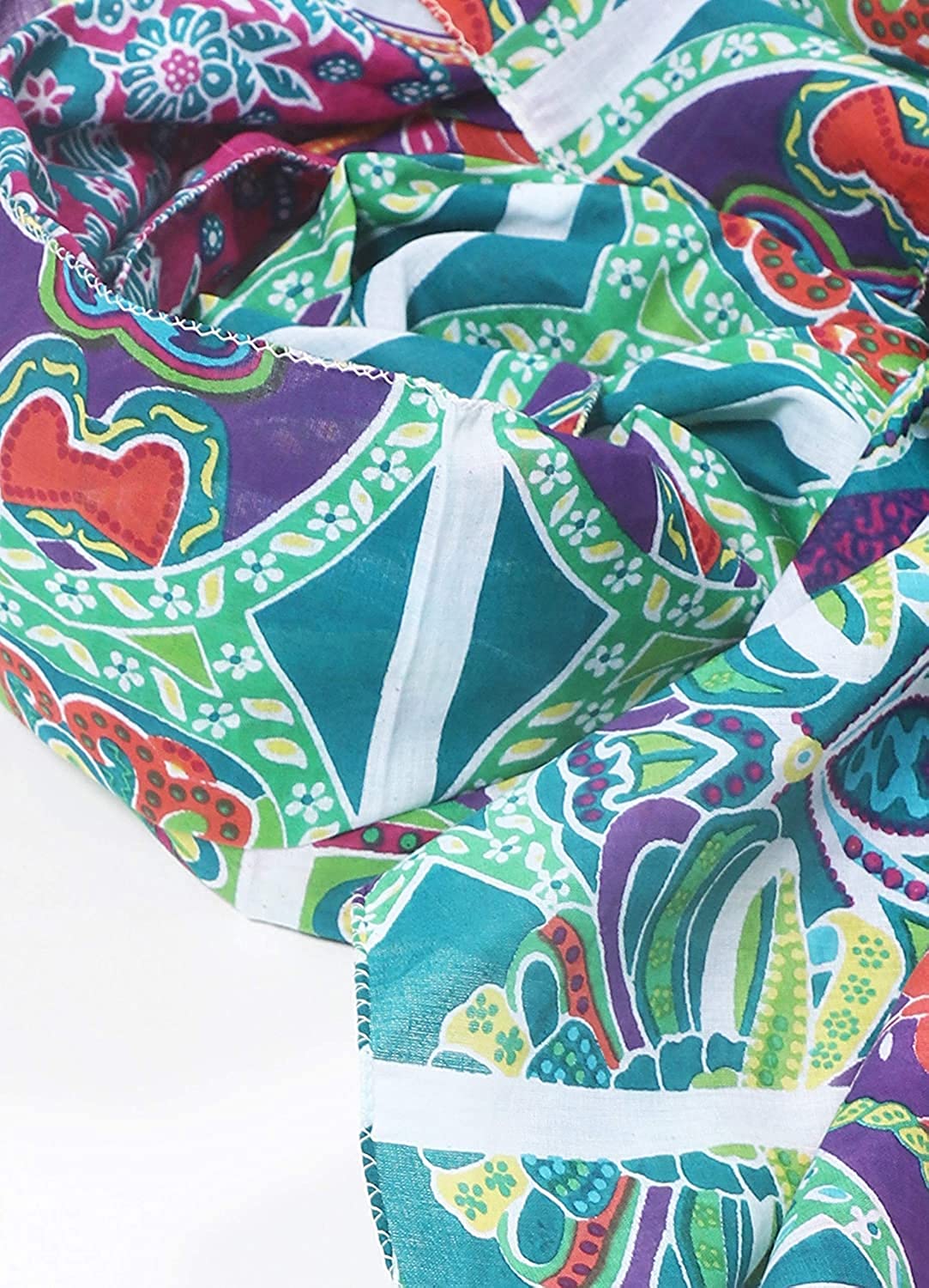 Women's Stylish, Cotton Printed Scarves for all session for Multicolour