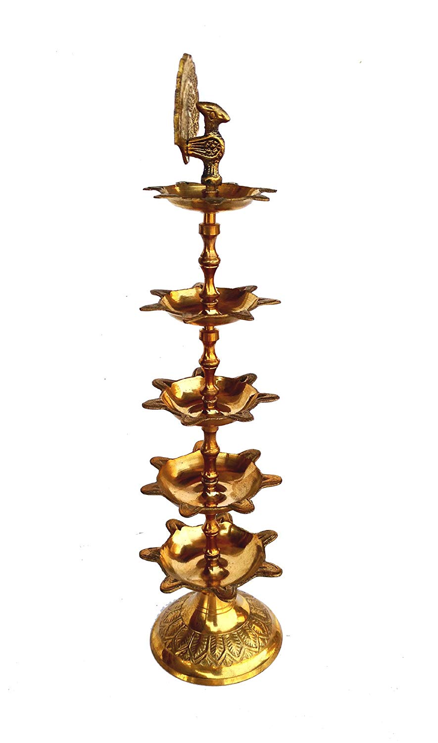 Rastogi Handicrafts Pure Brass Diya (Puja Lamp) Hindu Pooja Article ,Diyas , Deepak Oil Lamp