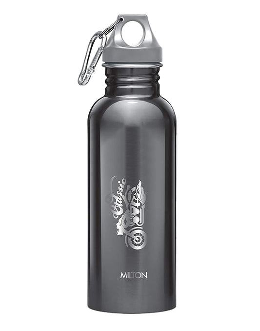 Stainless Steel Water Bottle, 750 ml, Black