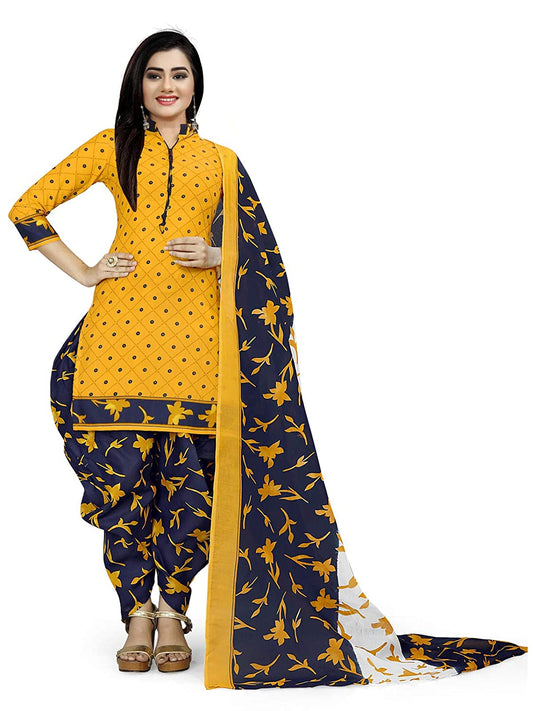 Women's Cotton Unstitched Salwar Suit