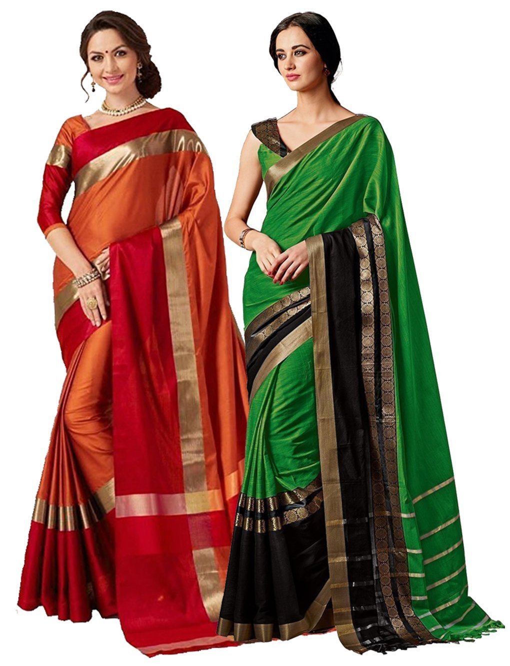 elina-fashion-pack-of-two-sarees-for-indian-women-cotton-art-silk-printed-weaving-border-saree-multi-5