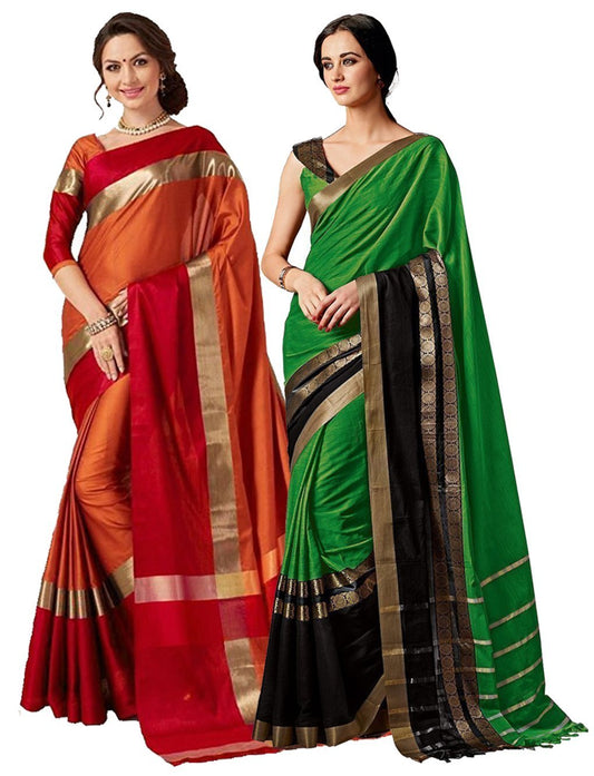 elina-fashion-pack-of-two-sarees-for-indian-women-cotton-art-silk-printed-weaving-border-saree-multi-5