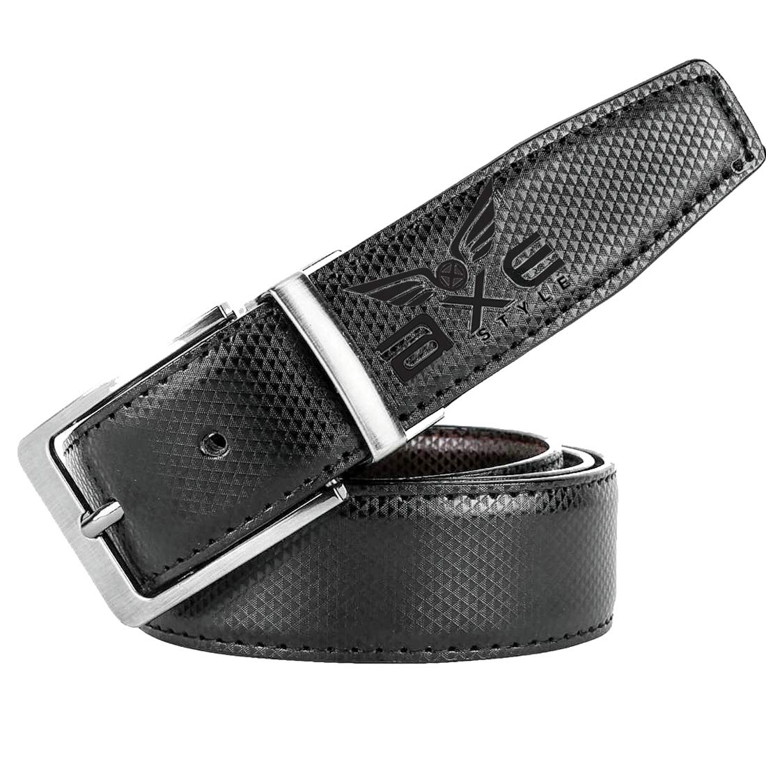 Men's Artificial PU Leather Casual and Formal Reversible Belt (Black/Brown , Size 28-44 )