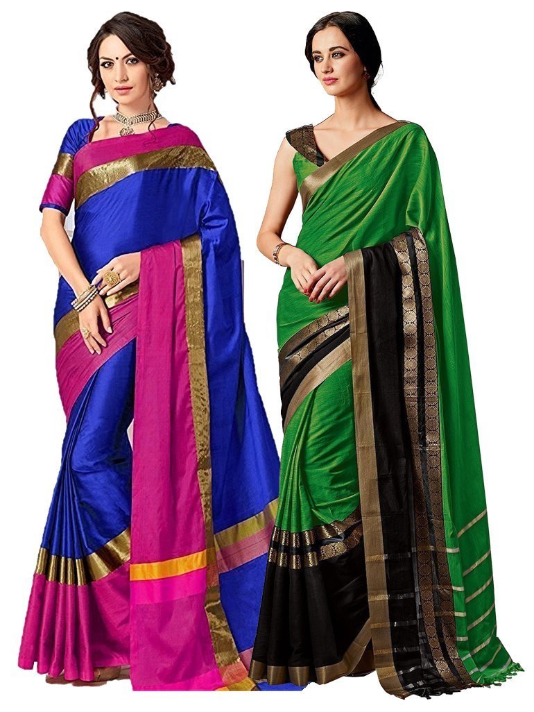 elina-fashion-pack-of-two-sarees-for-indian-women-cotton-art-silk-printed-weaving-border-saree-multi-3