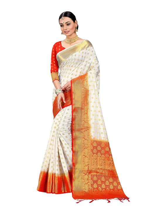 sarees-for-women-banarasi-art-silk-woven-saree-l-indian-wedding-gift-sari-with-unstitched-blouse-off-white