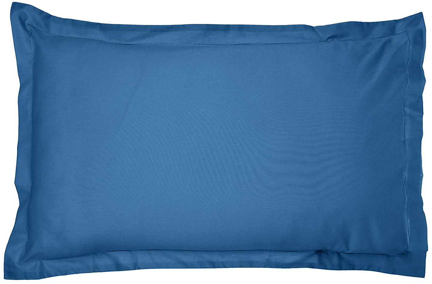 Cotton Pillow Covers (Blue Navy Blue, 18 inch x 27 inch) -2 Piece