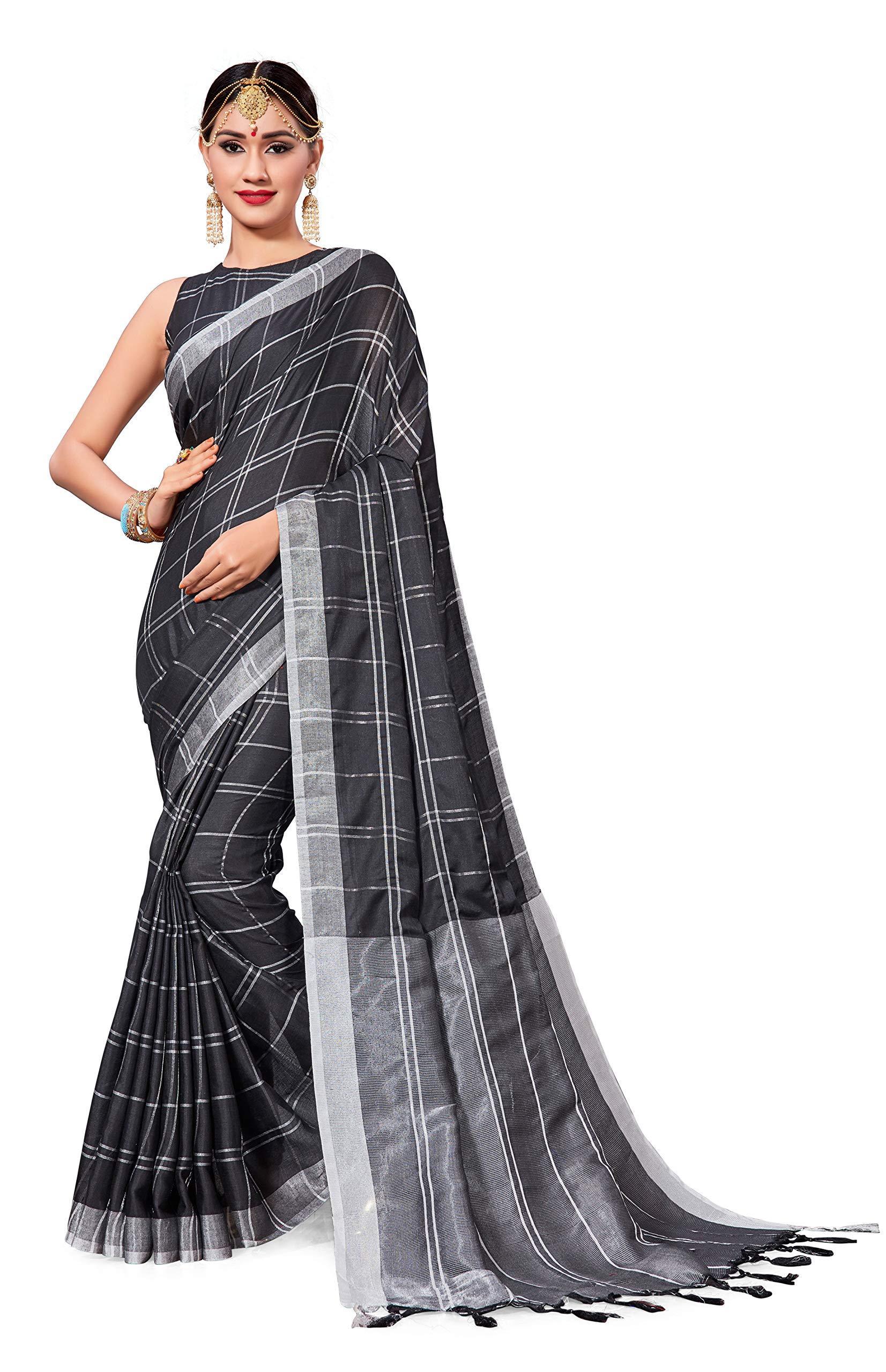 elina-fashion-saree-for-women-cotton-art-silk-sarees-for-indian-wedding-gift-sari-and-unstitched-blouse-piece-black-1